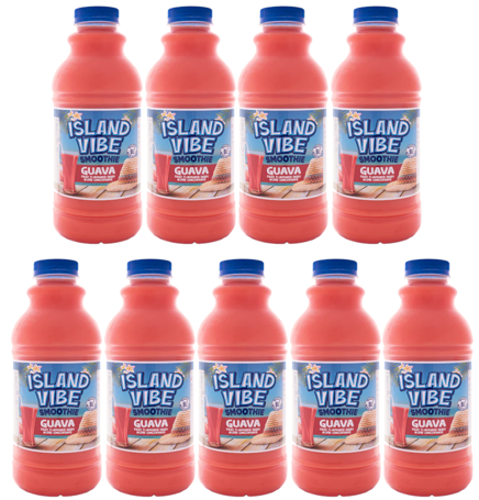 9 X 1L ISLAND VIBE 1 + 7 DAIRY BLEND GUAVA (Sold 9 X 1L Per Case) ISLAND VIBE GUAVA 1L