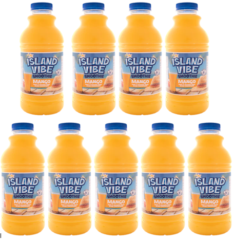 9 X 1L ISLAND VIBE 1 + 7 DAIRY BLEND Mango (Sold 9 X 1L Per Case) ISLAND VIBE Mango 1L