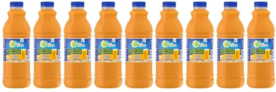 Vita Sun 9 X 1Lt Peach Apricot 8% Blended Fruit Drink Concentrate 1 Liter (Sold 9 x 1L Per Case) Guards On Duty Security