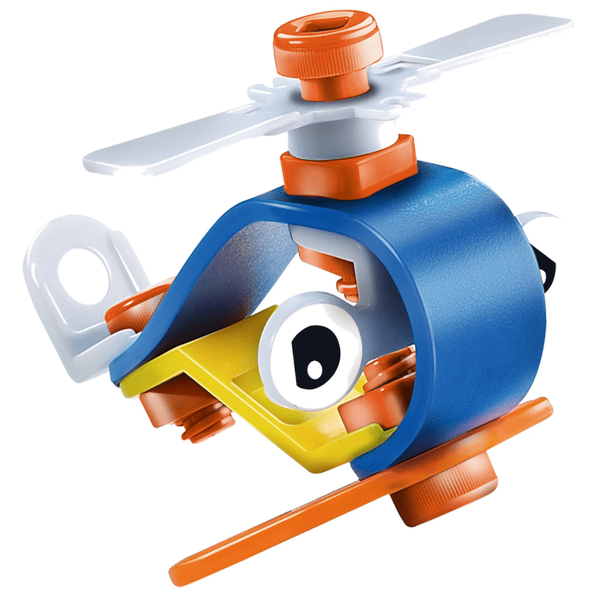 Edu-matic Flexi Build Mini Kit - Helicopter - 14 pcs - Guards On Duty Shop & Security Guards
