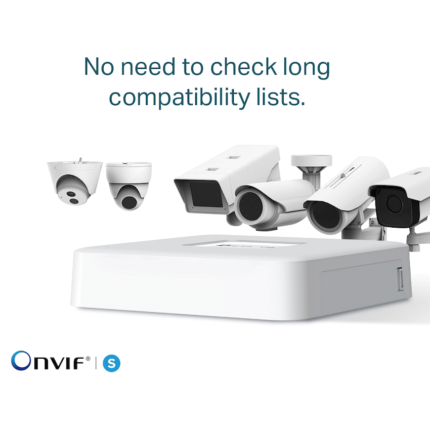 VIGI TP-Link Vigi NVR1104H-4P 4 Channel PoE Network Video Recorder