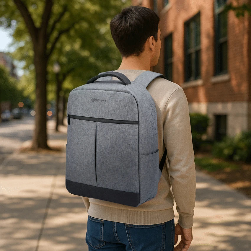 Amplify Ingwe 15.6"Laptop Backpack Black/Charcoal - Guards On Duty Shop & Security Guards