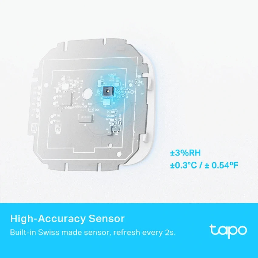 Tapo TP-Link Tapo T315 Smart 868mhz Temperature & Humidity Monitor