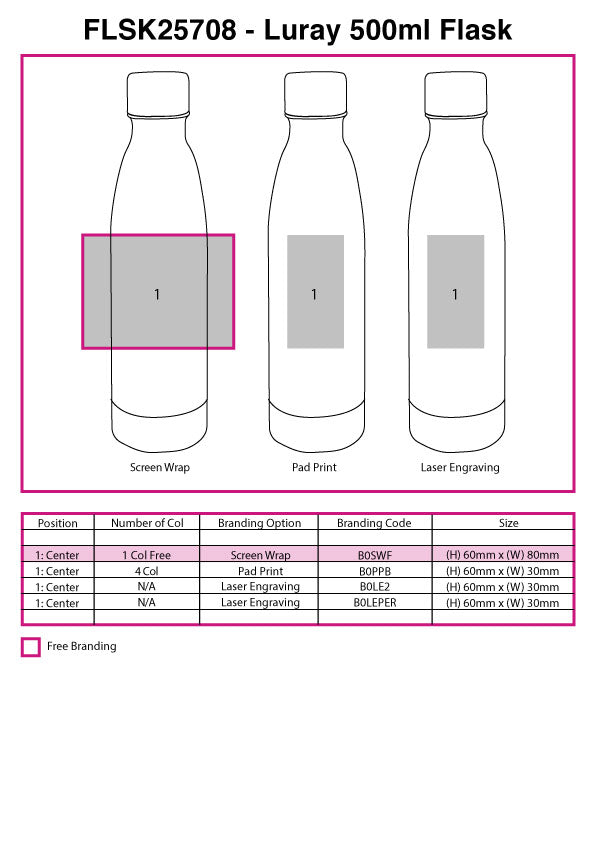 Luray 500ml Flask