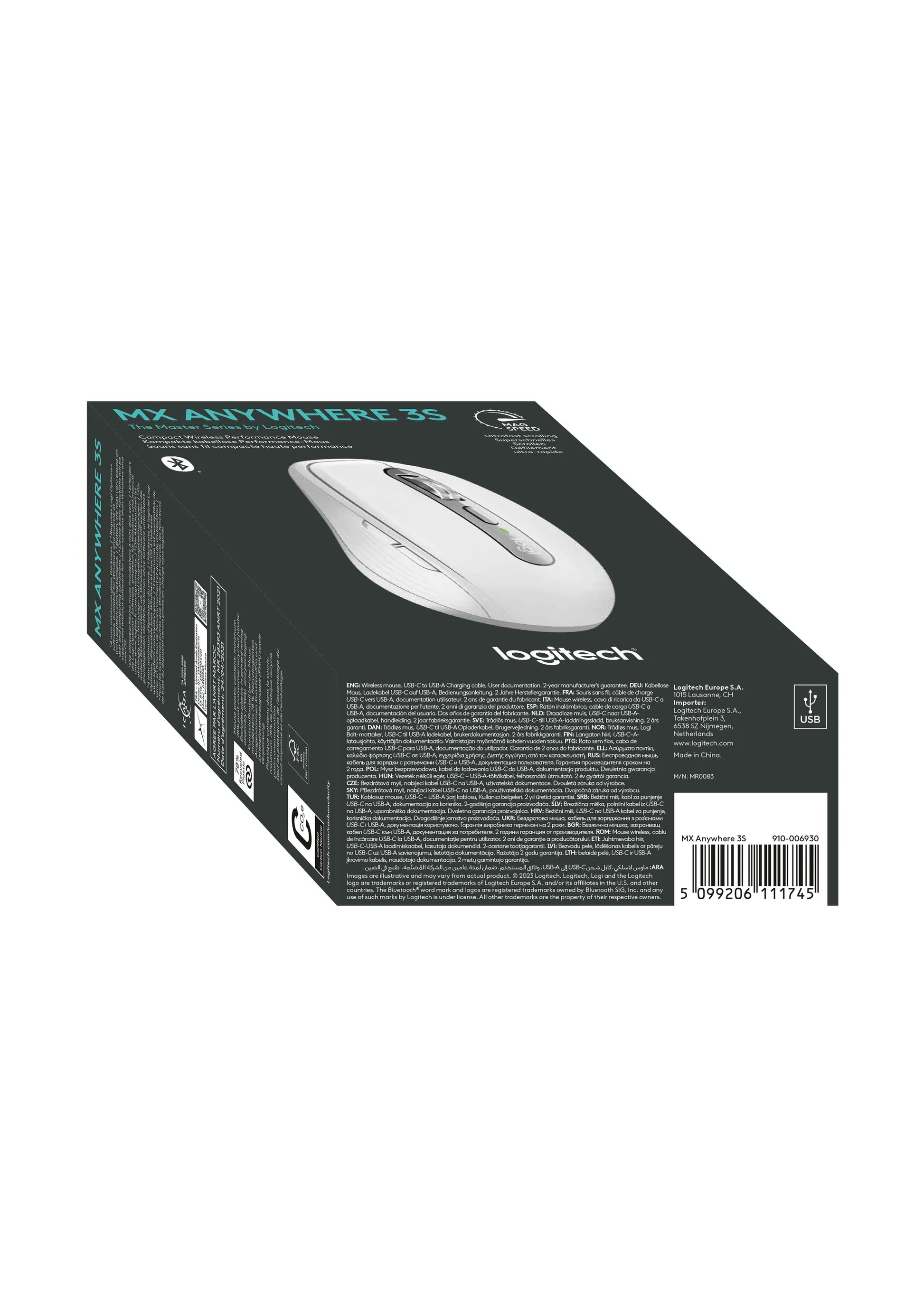 Logitech(R) MX Anywhere 3S Bluetooth Mouse - Pale Grey - Guards On Duty Shop & Security Guards