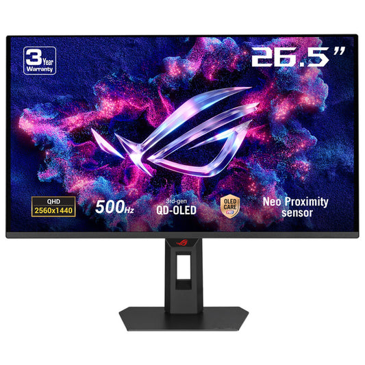 ASUS ROG Strix OLED XG27AQDPG | 27 QHD QD-OLED | 500Hz | 0.03ms GTG | OLED Anti-Flicker