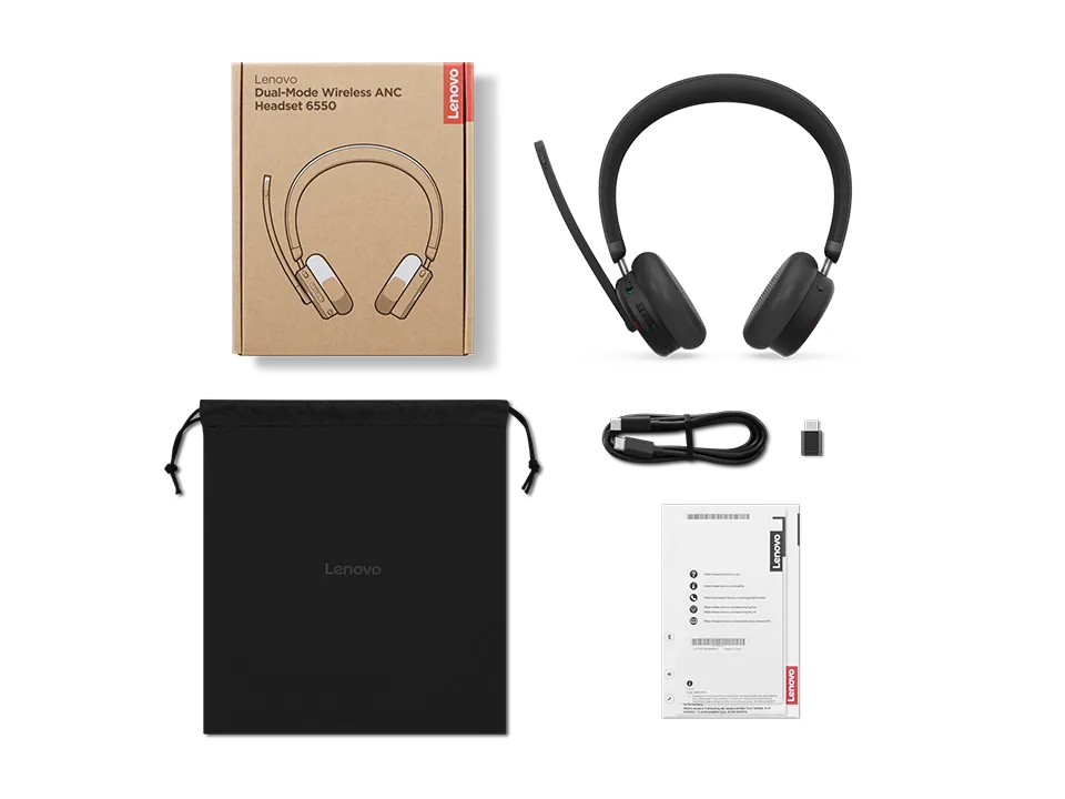 Lenovo Dual-Mode Wireless ANC Headset 6550