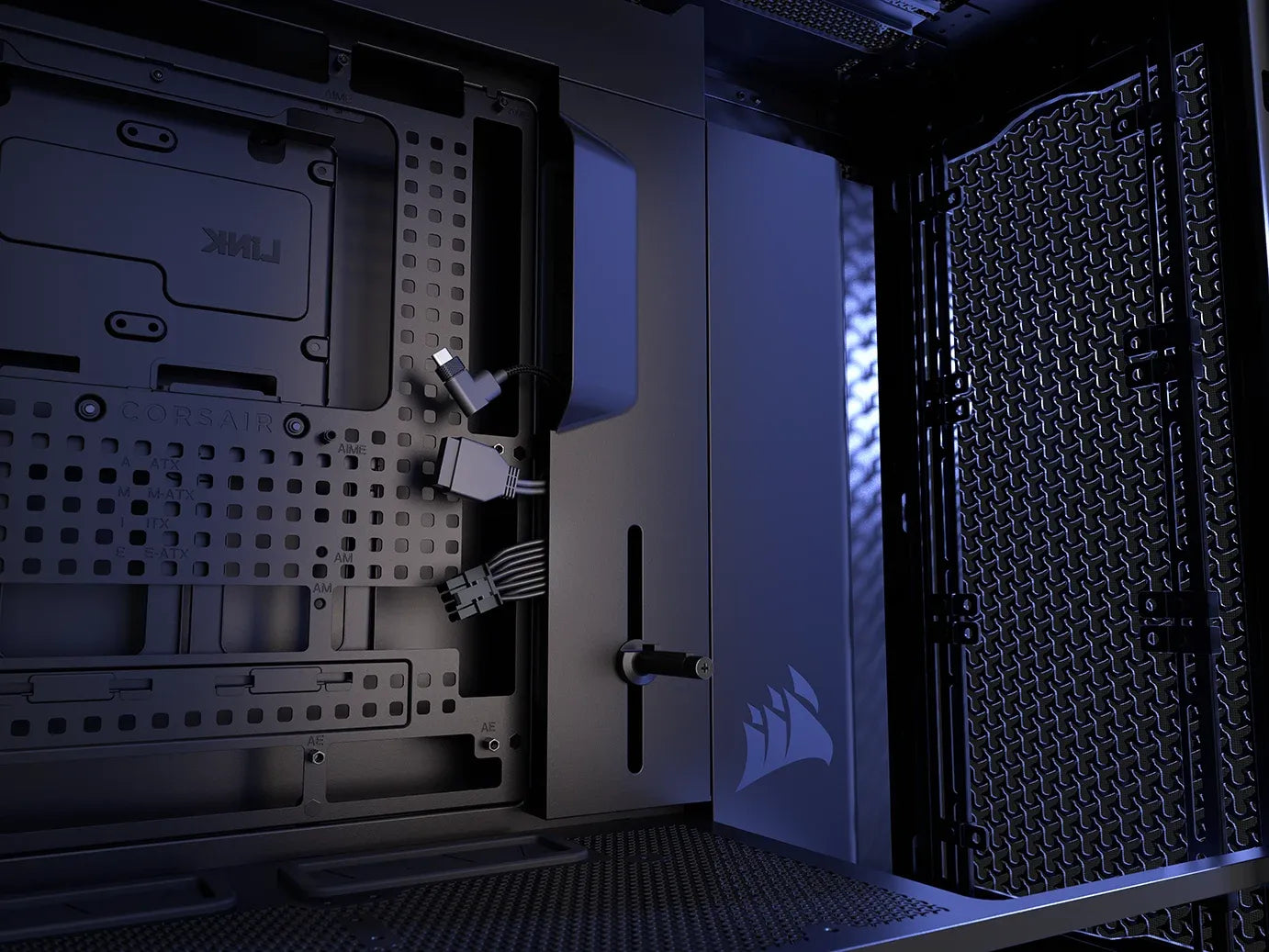 FRAME 5000D RS Mid-Tower PC Case; 4x RS 140 PWM Fans; 2x 2.5'' ; 1x 3.5''; Black.