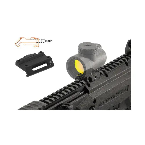 UTG Super Slim Low Profile Picatinny Riser Mount For The MRO - MT-MROXS