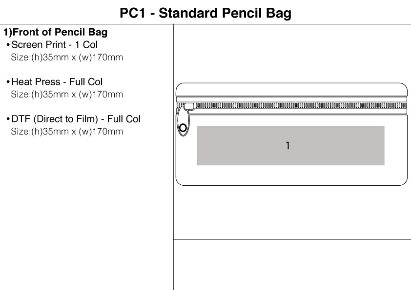 Standard Pencil Bag