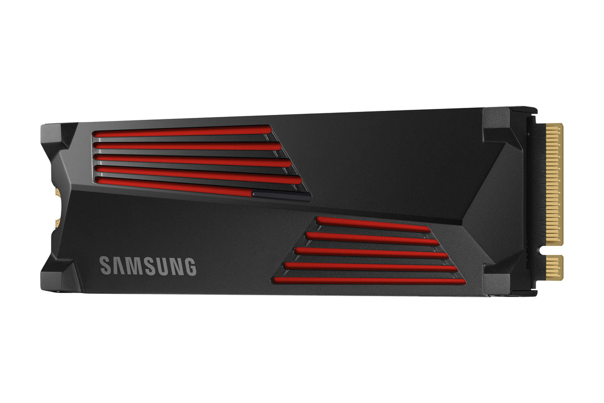 SAMSUNG MZ-V9P4T0CW 990 PRO 4 TB NVMe SSD W/Heatsink - Read Speed up to 7450 MB/s; Write Speed to up 6900 MB/s; Random Read up t