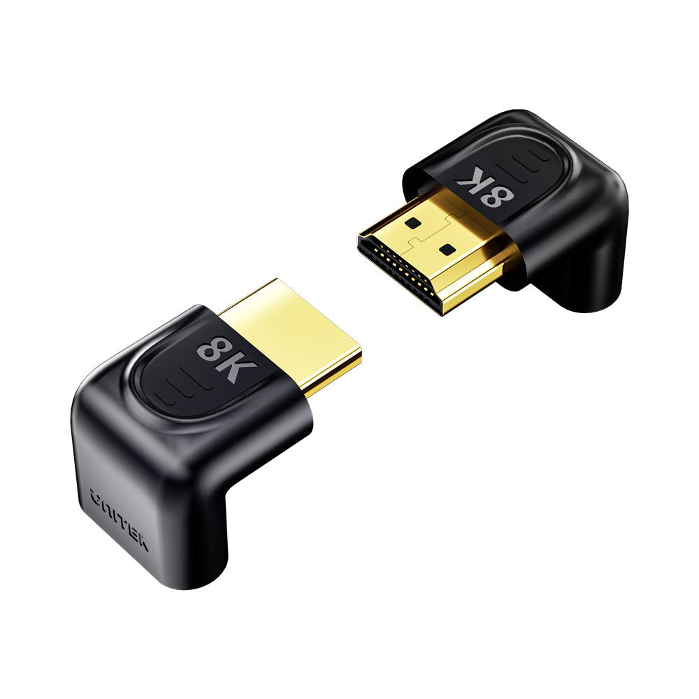Unitek A1046a 8k Hdmi 2.1 90° and 270° Angled Adapter Kit — Unitek | Guards on Duty Shop
