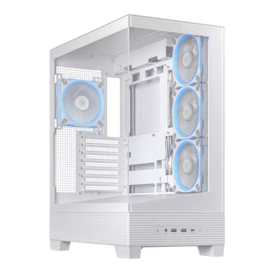 Asus A31 PLUS Mid Tower ATX Chassis - White - Guards On Duty Shop & Security Guards