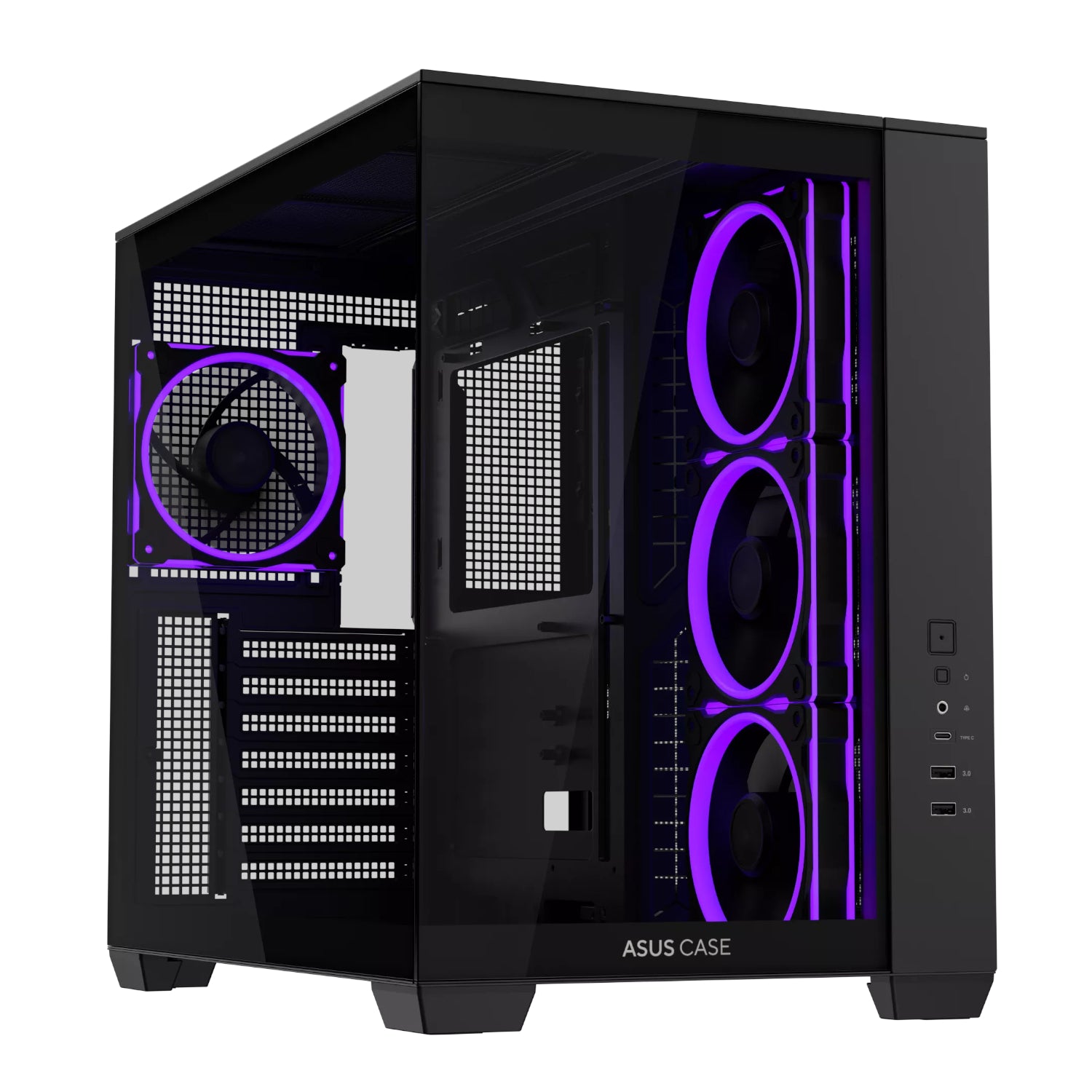 Asus A32 PLUS ARGB ATX Gaming Chassis – Black - Guards On Duty Shop & Security Guards