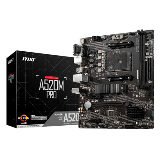 MSI A520M-PRO AMD AM4 MATX Gaming Motherboard - Guards On Duty Shop & Security Guards