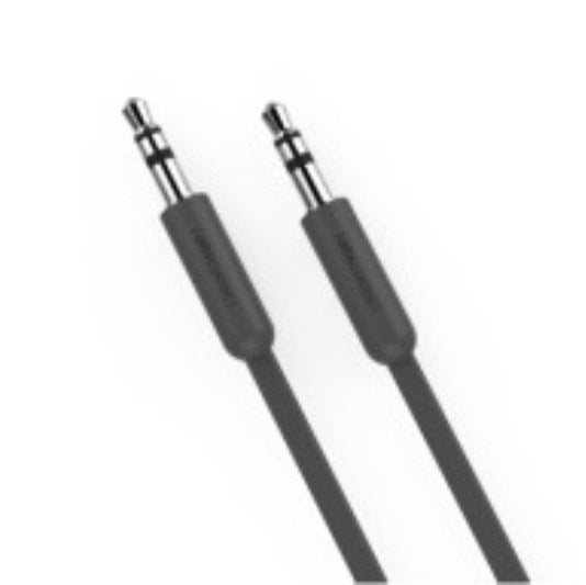 Allocacoc Aux Flat 1.5m Cable Grey