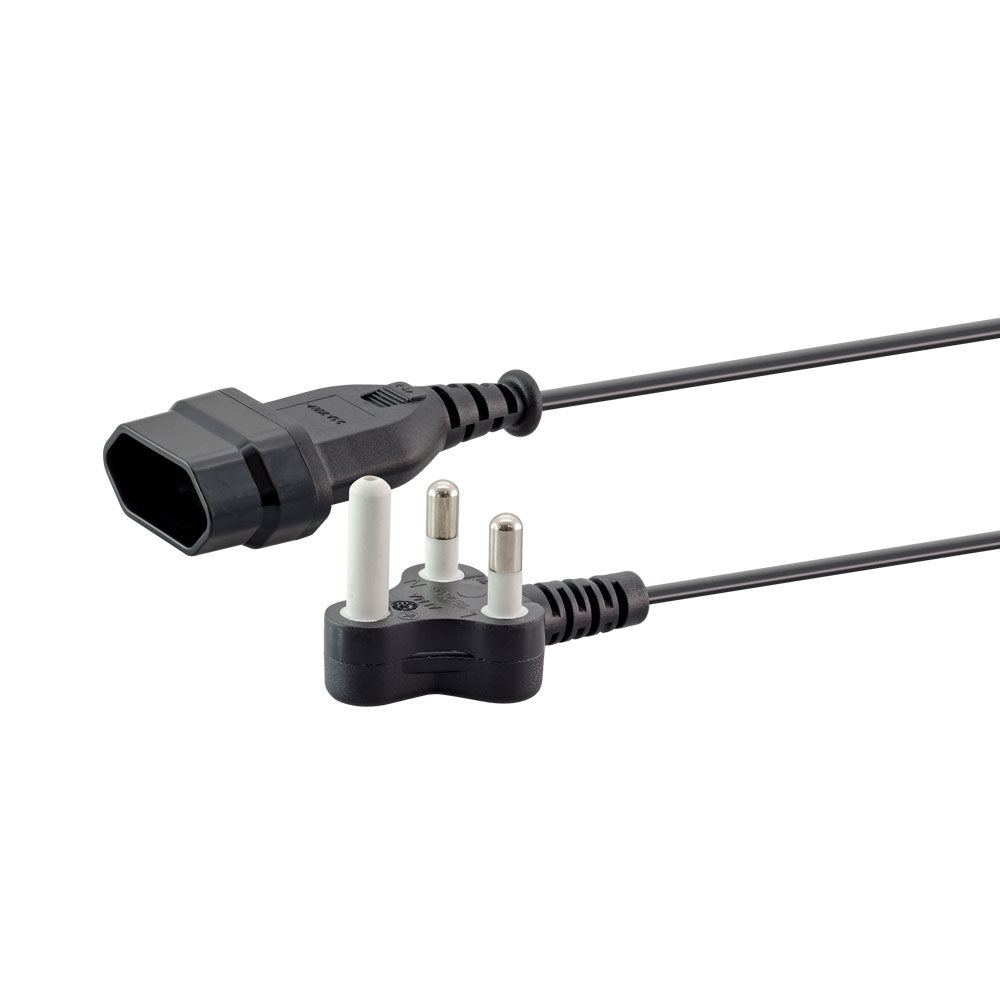 1m Normal Plug to 2-pin Euro Socket — LinkQnet | Guards on Duty Shop