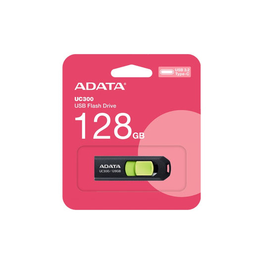 Adata ACHO-UC300-32G-RBK/GN - ADATA USB 3.2 TYPE-C FLASH DRIVE 32GB