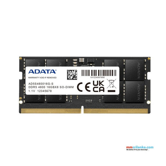 Adata AD5U480016G-S - 16GB ADATA PREMIER MEMORY DDR5 4800 DIMM