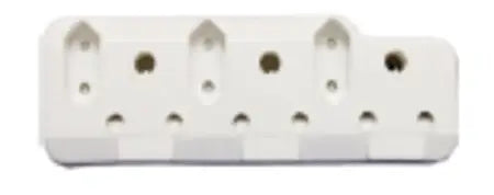 Selec Adaptor 3 X 16A / 3 X Flat 2 Pin (3 Pack)