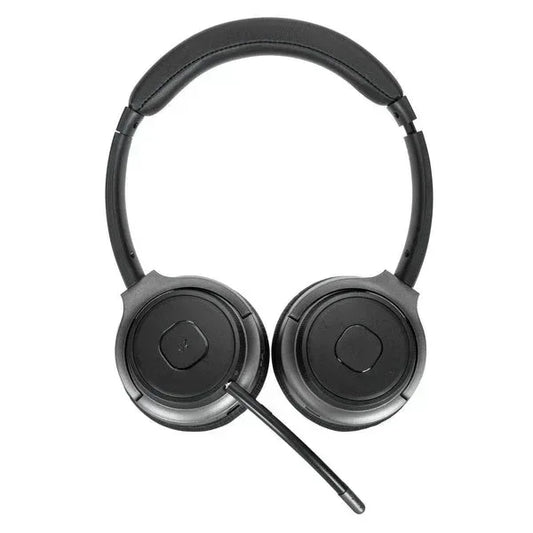 TARGUS WIRELESS STEREO HEADSET OMNI-DIRECTIONAL MICROPHONE AND AMBIENT DIRECTIONAL NOISE-SUPPRESSION TECHNOLOGY, DETACHABLE, ROTATABLE BOOM MICROPHONE FOR LEFT OR RIGHT USE, OPTIONAL WIRED AUDIO CONNECTION - Guards On Duty Shop & Security Guards