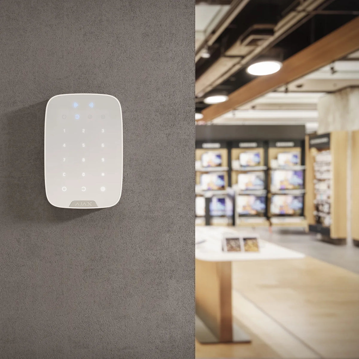 Ajax KeyPad Plus Jeweller – Wireless Keypad with RFID