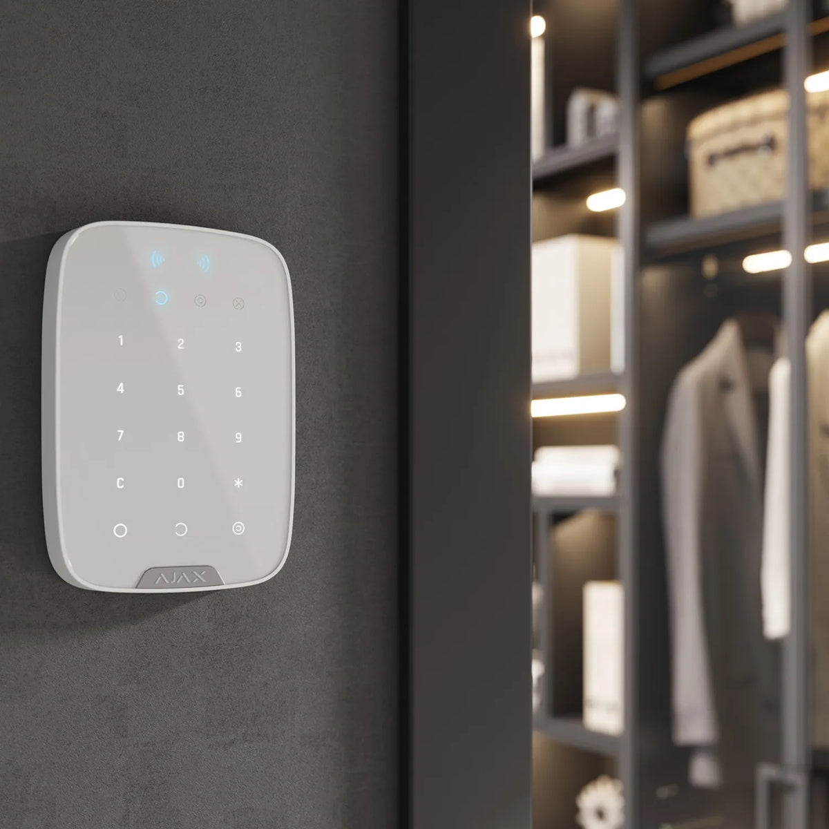 Ajax KeyPad Plus Jeweller – Wireless Keypad with RFID