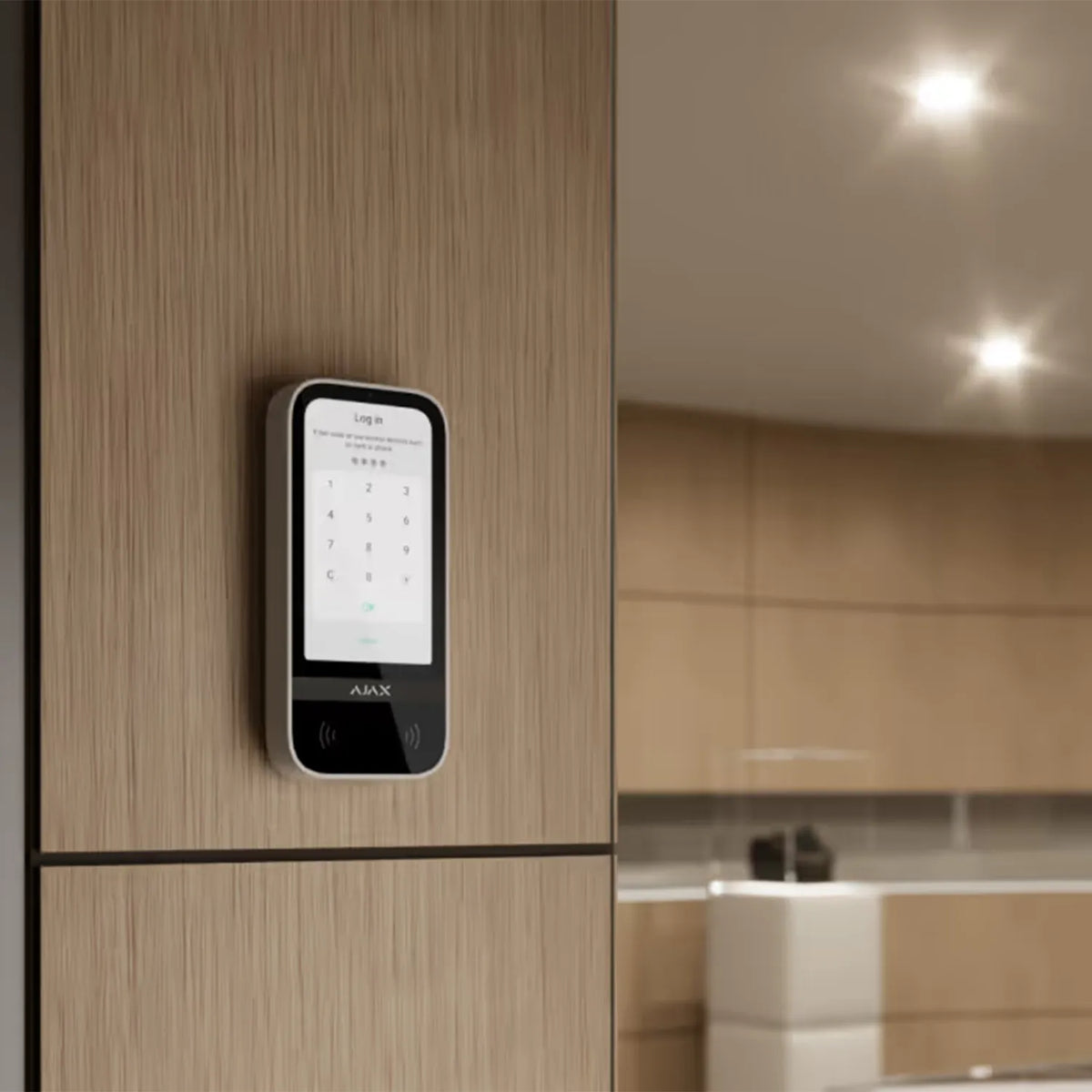 Ajax KeyPad TouchScreen Jeweller – Premium Touchscreen Alarm Keypad