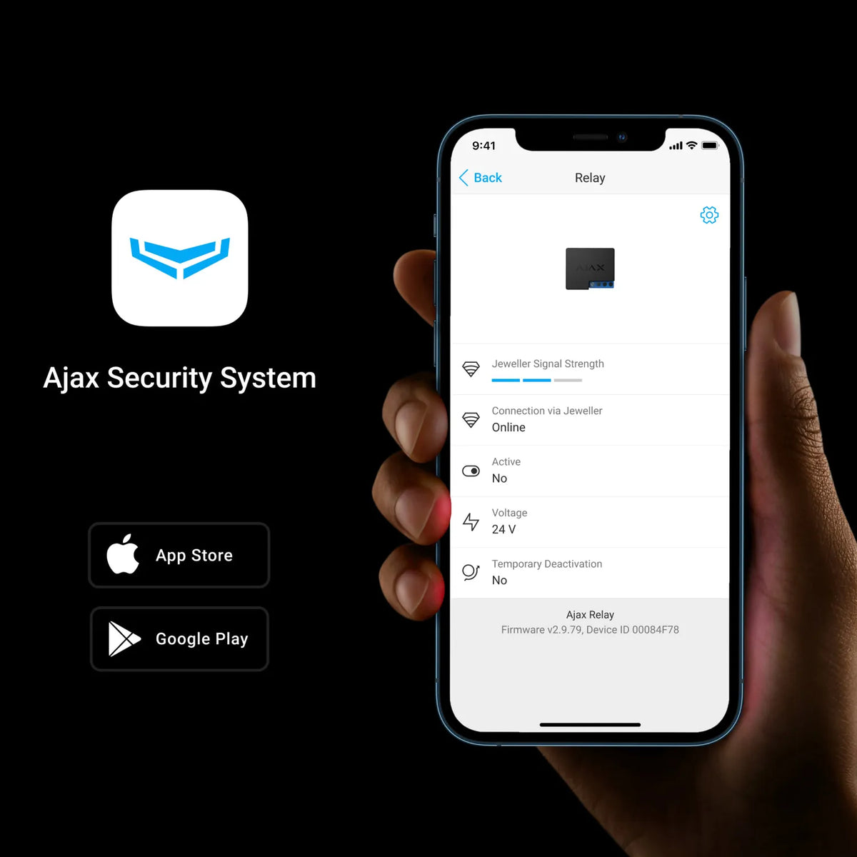 Ajax Relay Jeweller – Wireless Smart Relay