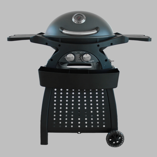 Alva Mondo 2-Burner Gas BBQ & Cart - Alva Mondo 2-Burner Gas BBQ