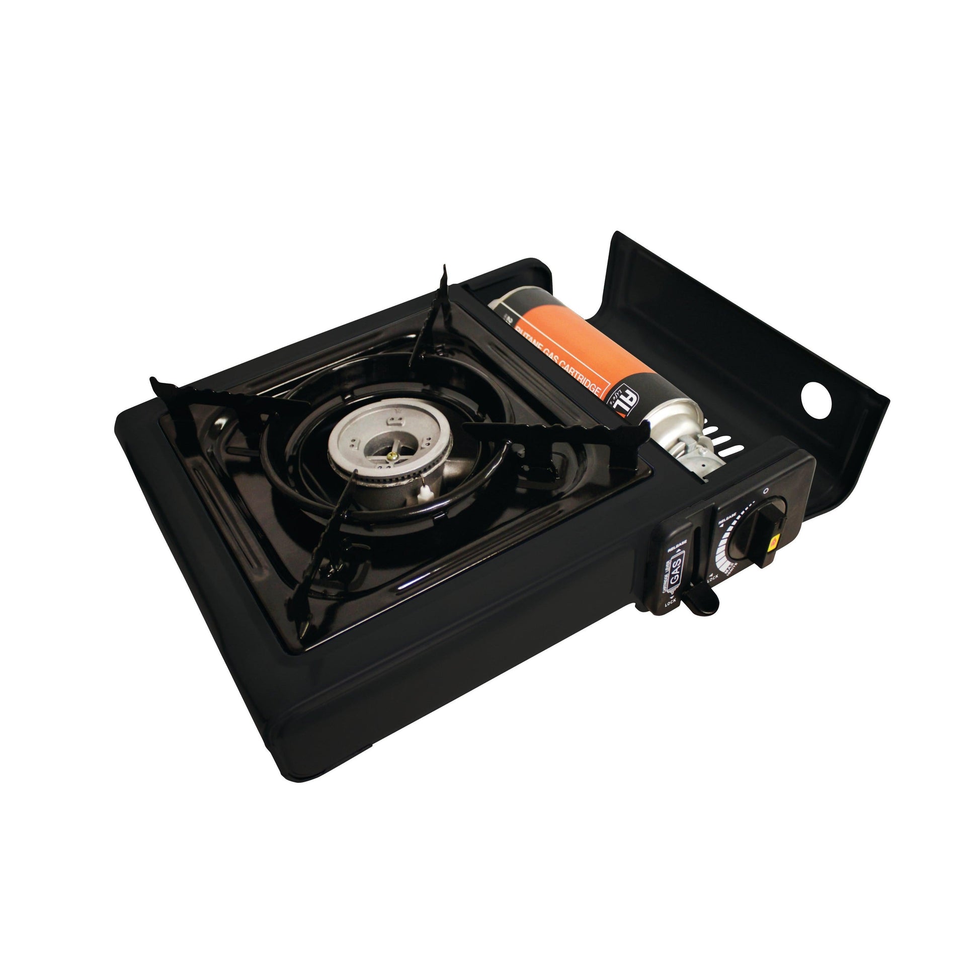 Alva Single Burner Butane Canister Stove + Carry Case - Alva Single Burner Butane Canister Stove