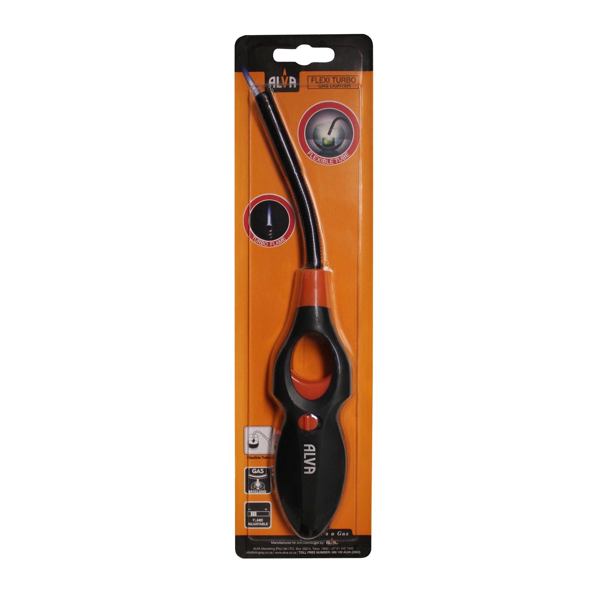 Alva Flexi Turbo Gas Lighter - Guards On Duty Shop & Security Guards