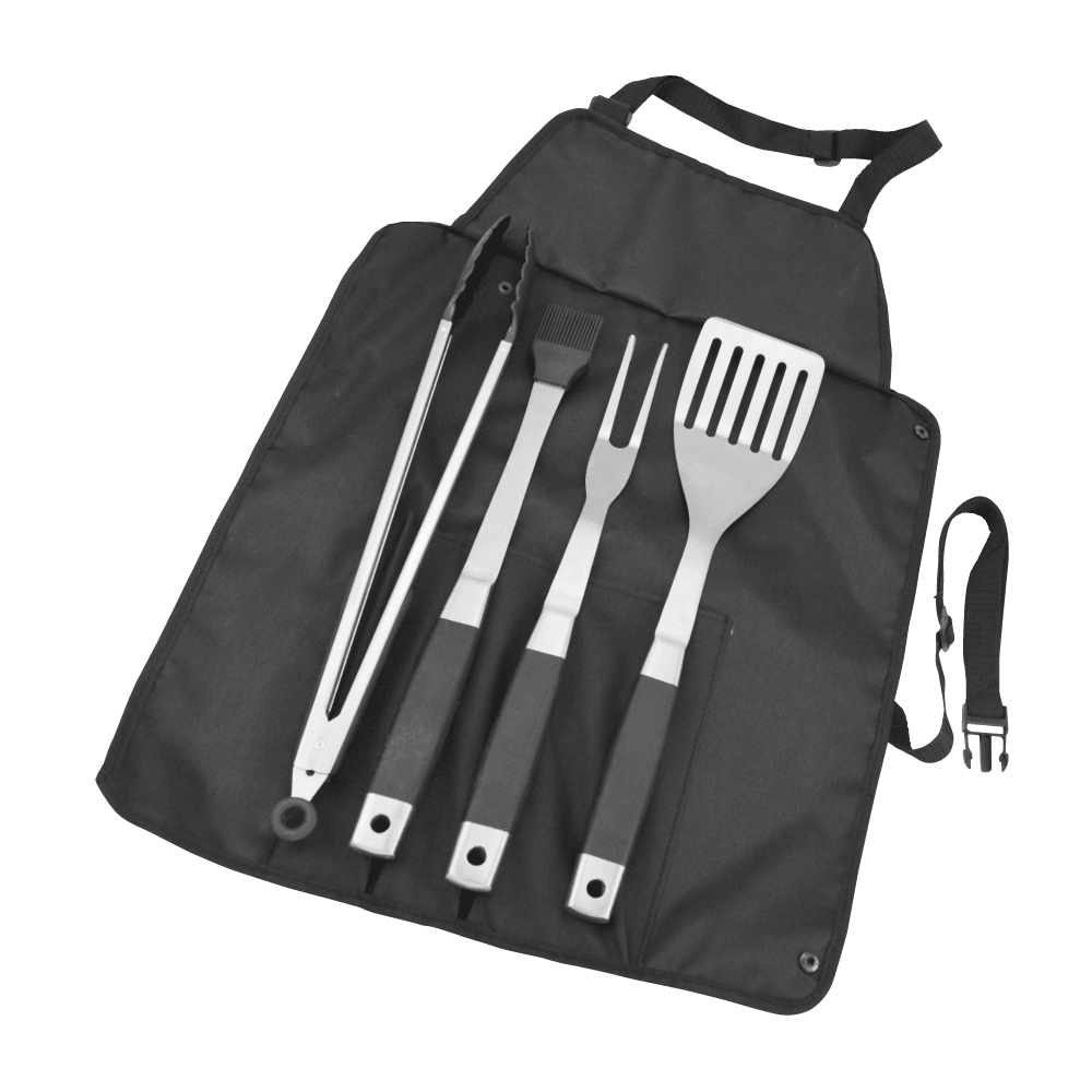 Alva 5Pc BBQ / Braai Roll-Up Tool Set - Alva 5Pc BBQ / Braai Roll-Up Tool Set