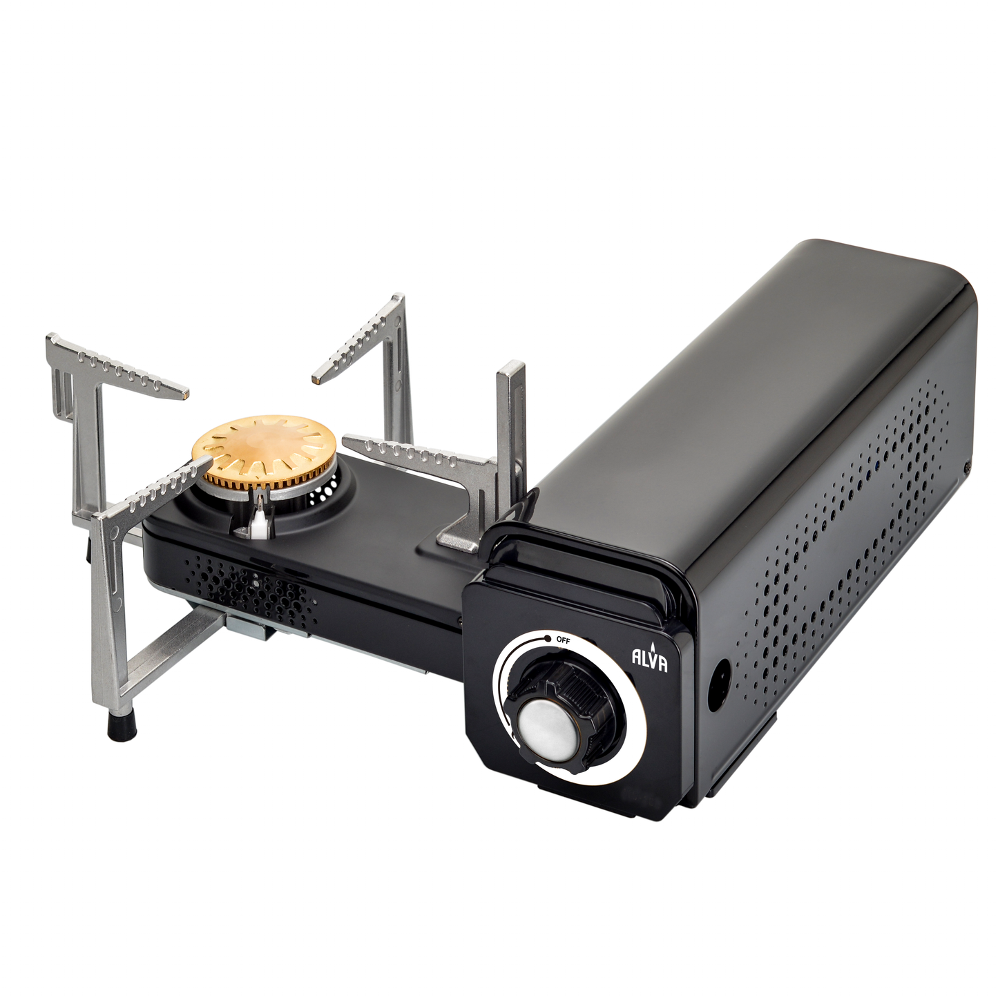 Alva Mini Fold-Up Butane Canister Camping Stove - Alva Mini Fold-Up Camping Stove