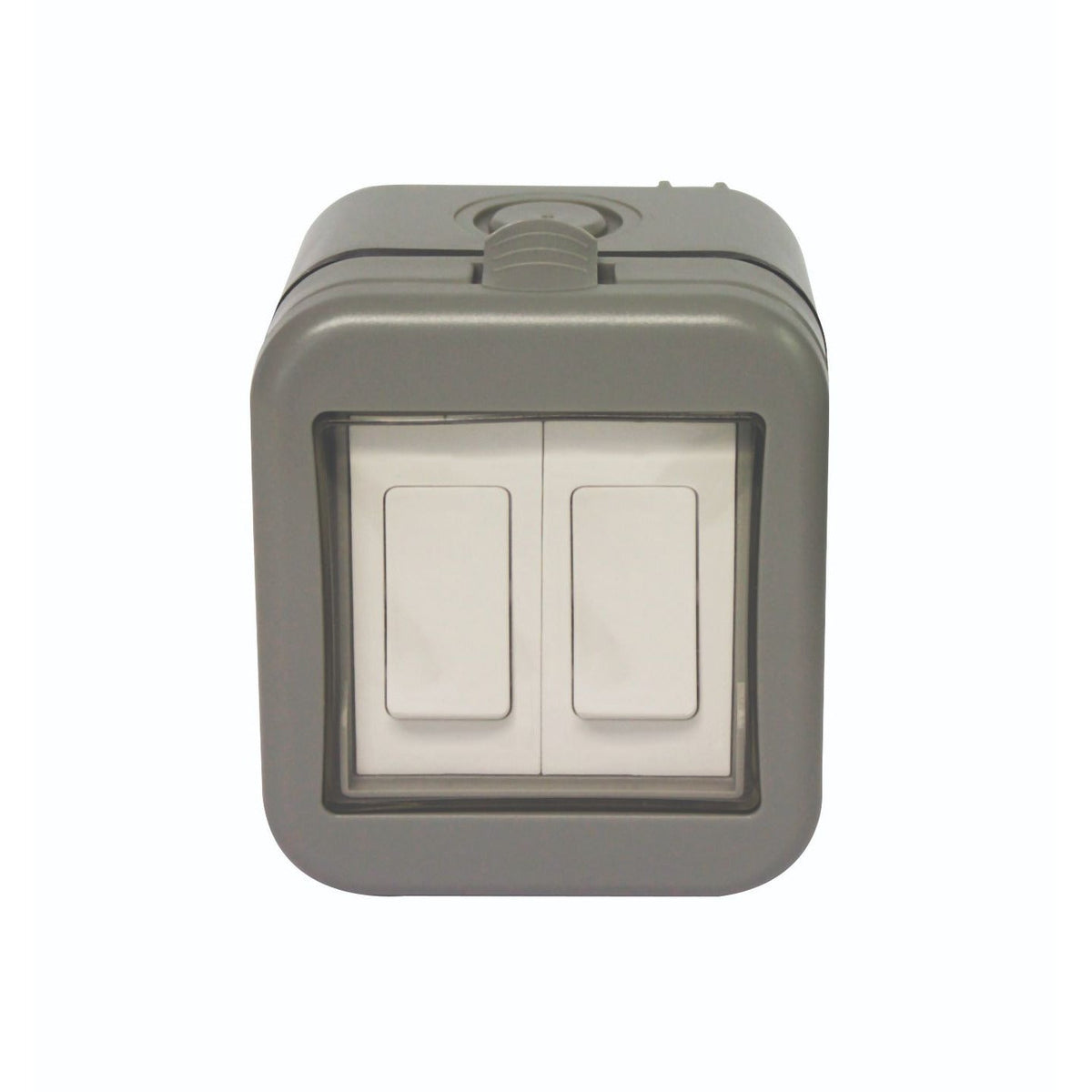 Masterplug IP55 Double 2-Way Outdoor Switch