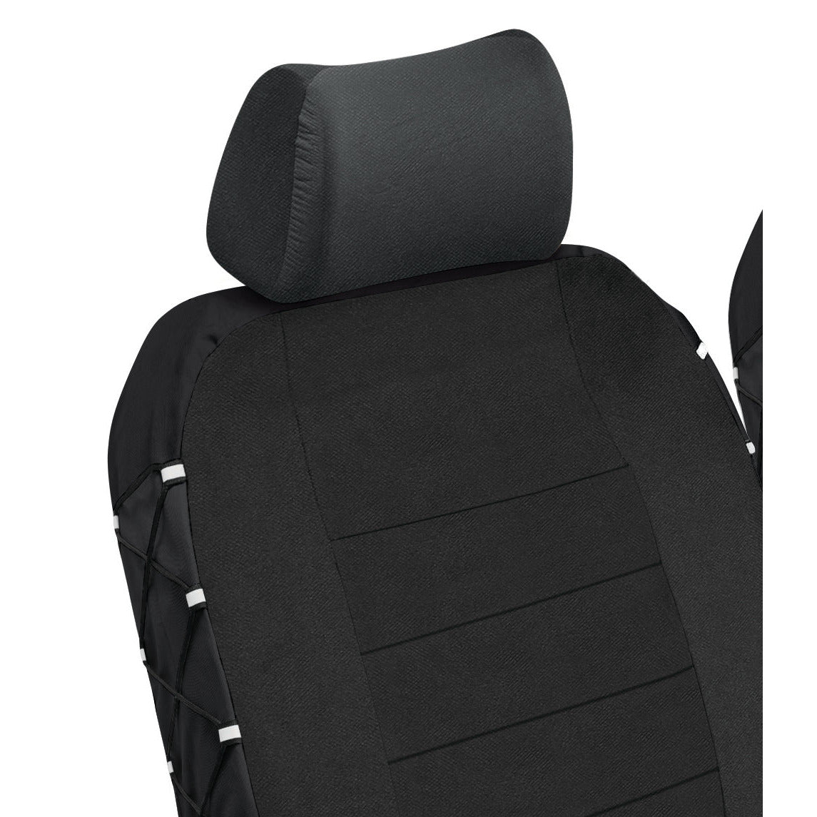 Ultimate HD Front Car Seat Cover Set - Stingray - Black