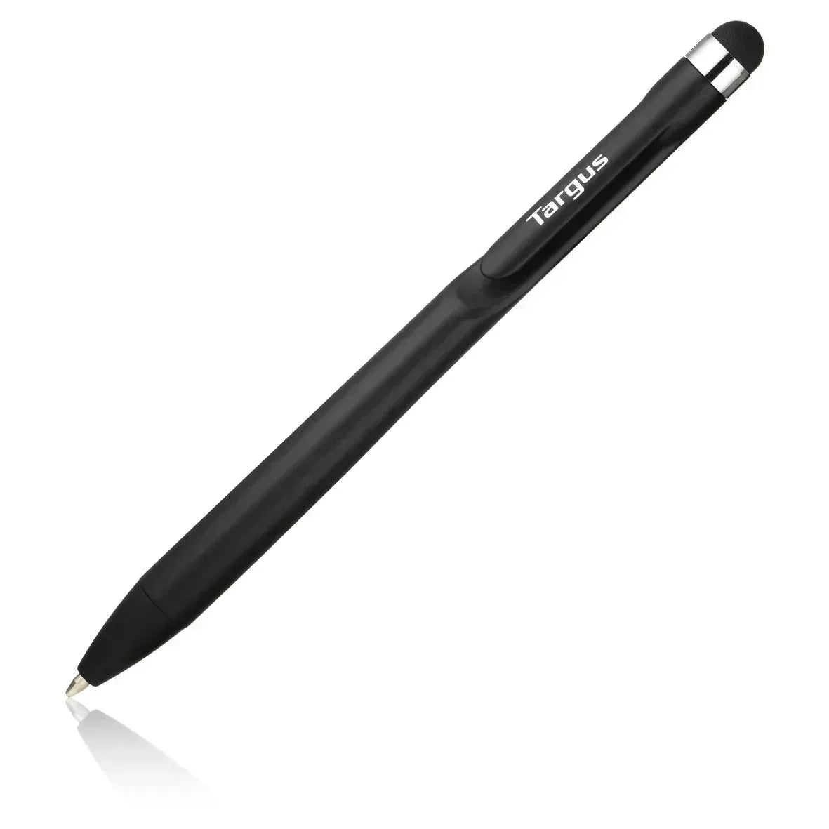 TARGUS ANTIMICROBIAL 2-IN-1 PEN STYLUS BLACK, FUNCTIONAL STYLUS TO MINIMISE PHYSICAL CONTACT, INNOVATIVE MICRO AIR POCKET TIP DESIGN , STYLISH SINGLE PIECE CONSTRUCTION WITH INTEGRATED CLIP - Guards On Duty Shop & Security Guards