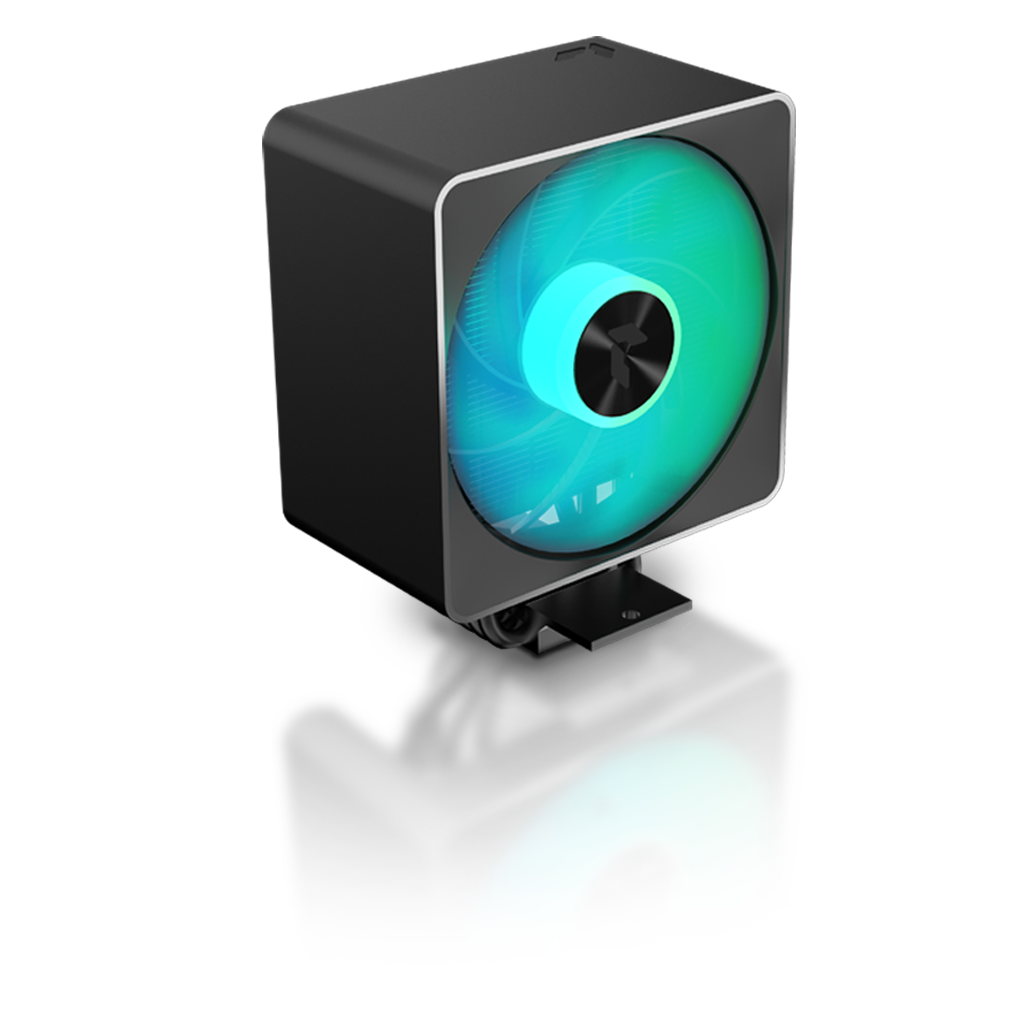 Aerocool APNX AP1-V Black ARGB CPU Air Cooler - Up to 245W - LGA 1700/1200/115X AM4/AM5.