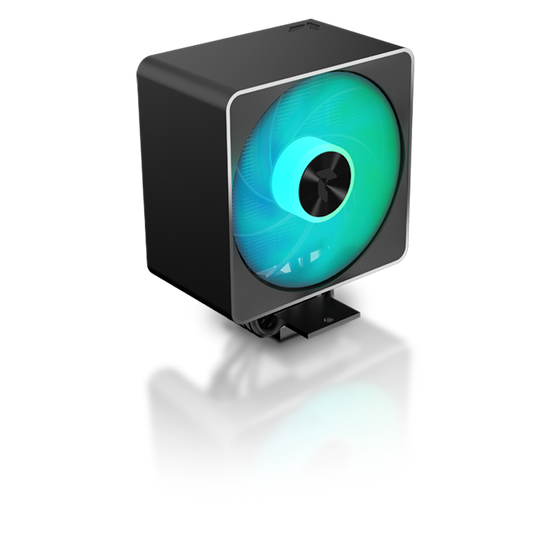 Aerocool APNX AP1-V Black ARGB CPU Air Cooler - Up to 245W - LGA 1700/1200/115X AM4/AM5.