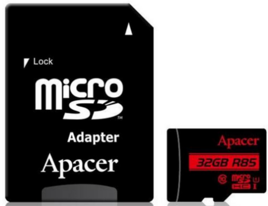 Apacer Microsd With Adapter 32Gb Class 10 Memory Card
