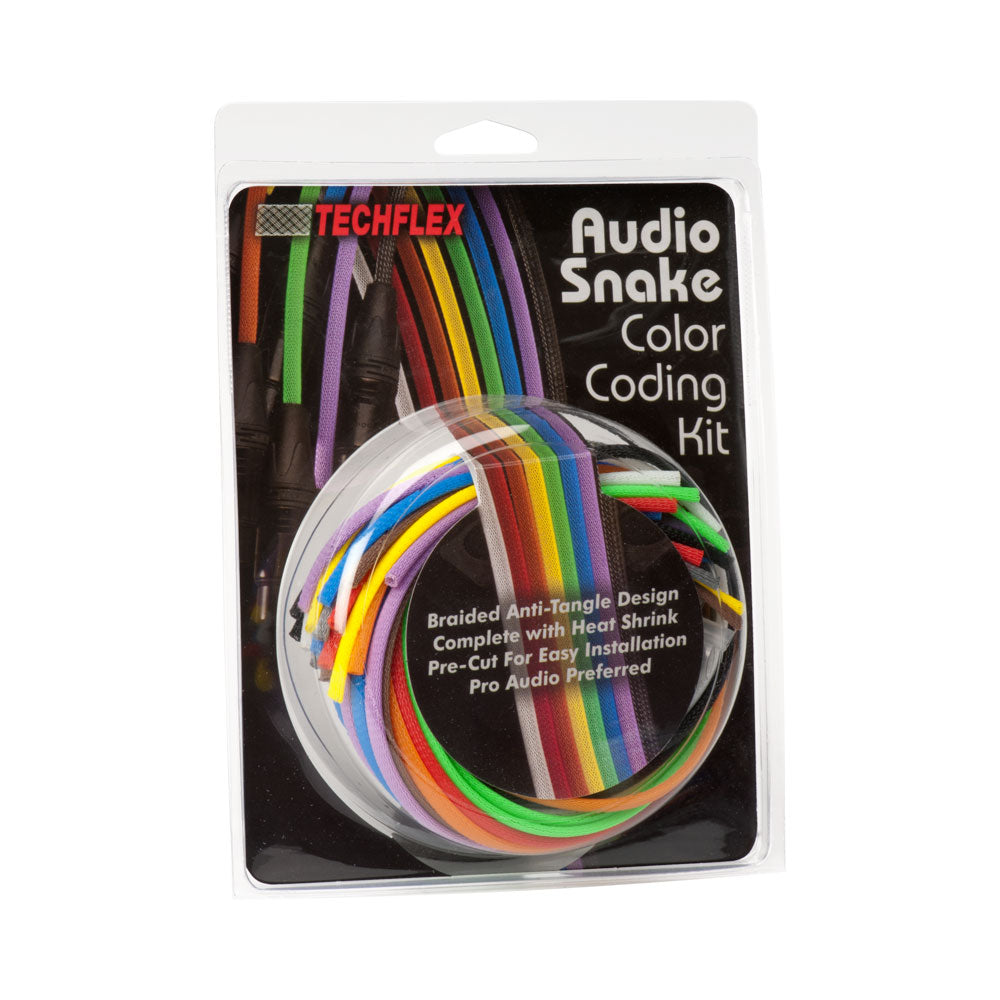 Audio Heatshrink 6mm, 2x 10-colours (ask0.25sc) — Techflex | Guards on Duty Shop
