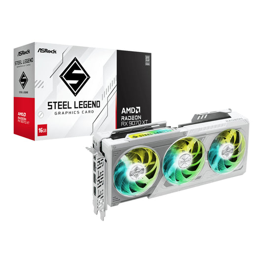 ASRock AMD Radeon RX 9070 XT Steel Legend 16GB Graphics Card - Guards On Duty Shop & Security Guards