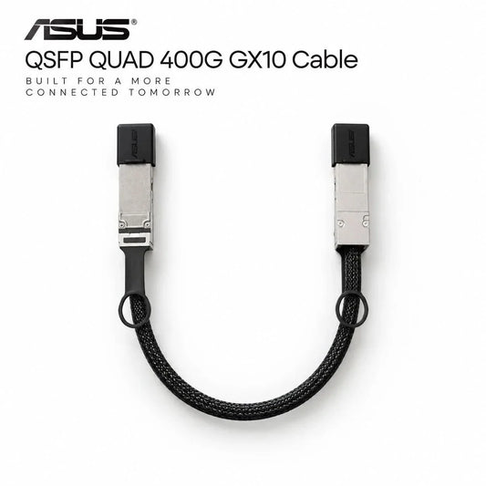 ASUS GX10 QSFP112 TO QSFP112/112G/32AWG/0.4M DAC STACKING CABLE/ 1 CABLE ONLY/