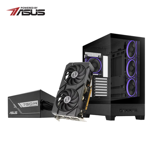 Asus UWM 2 Gaming Chassis/Graphics Card/Power Supply Combo (A31 PLUS | RX 7600 | PRIME 750W) - Guards On Duty Shop & Security Guards
