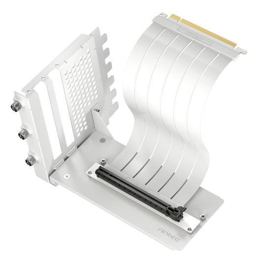 Antec RTX40 PCIe4.0 Riser Cable Vertical Bracket Kit - White - Guards On Duty Shop & Security Guards