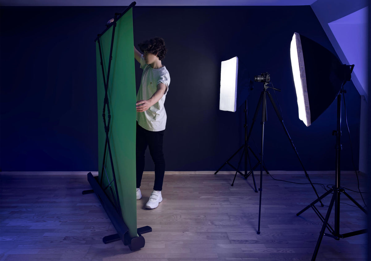 Elgato Green Screen - 148 x 180 cm; 9.3 kg; 100% Polyester (Dacron by DuPont).
