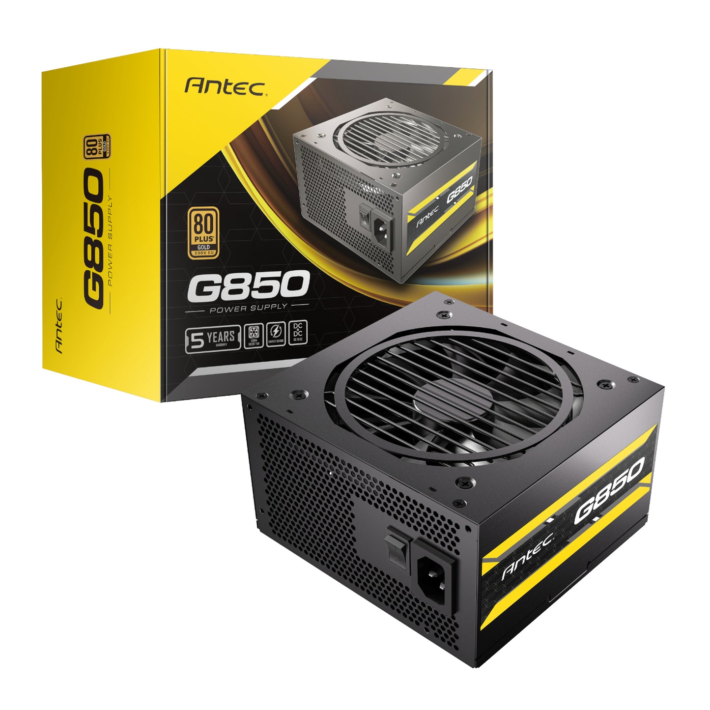 Antec ATOM G850 850W 80 PLUS Gold Semi-Modular Power Supply - Guards On Duty Shop & Security Guards