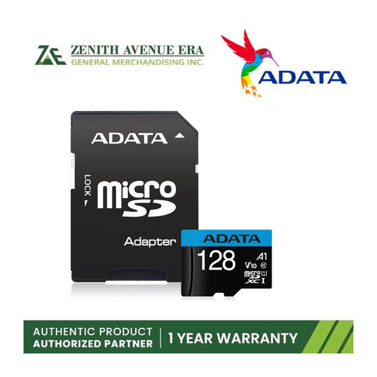 Adata AUSDX128GUICL10A1-RA1 - ADATA CLASS 10 MICRO SDXC 128GB + ADAPTER