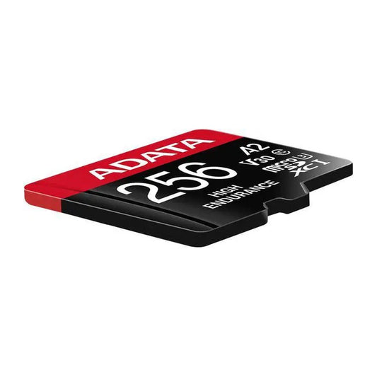 Adata AUSDX256GUI3V30SHA2-RA1 - ADATA MICROSD 256GB CL10V30A2 HIGH ENDUR - NEW