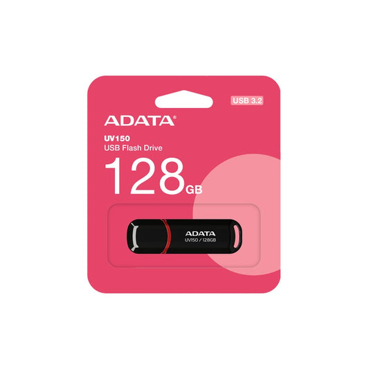 Adata AUV150-64G-RRD - ADATA UV150 USB 3.2 64GB SNAP CAP RED